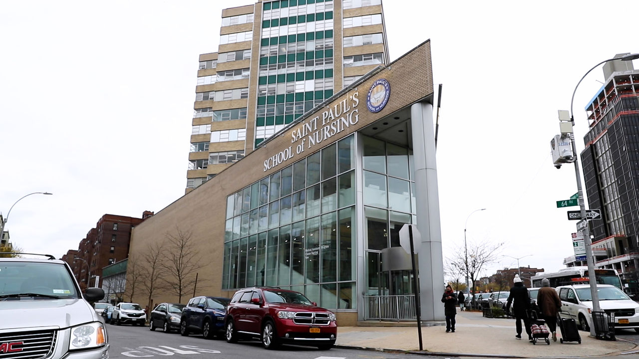 Saint Paul's School of Nursing Modern Urban Campus Exterior